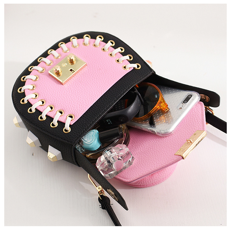 New Round Eyelet Cross Mini Back Women Women Back 