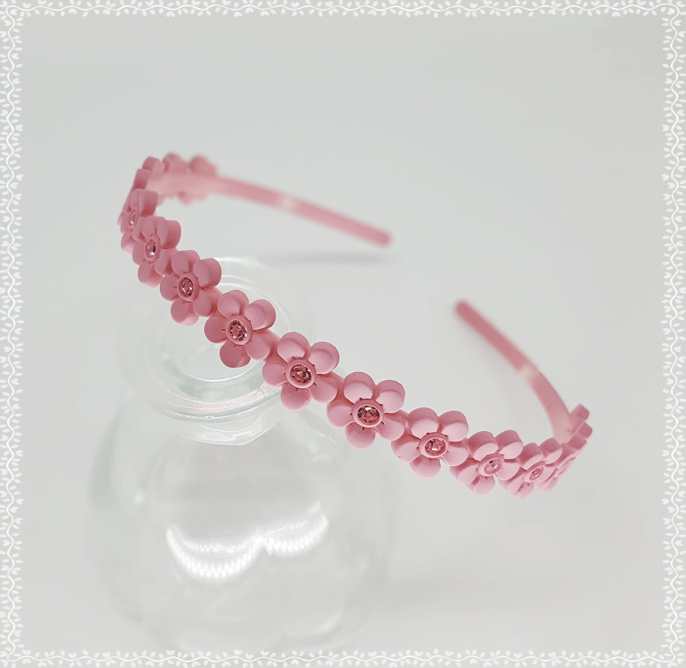 Teeth headband slim hair band cubic base painless 