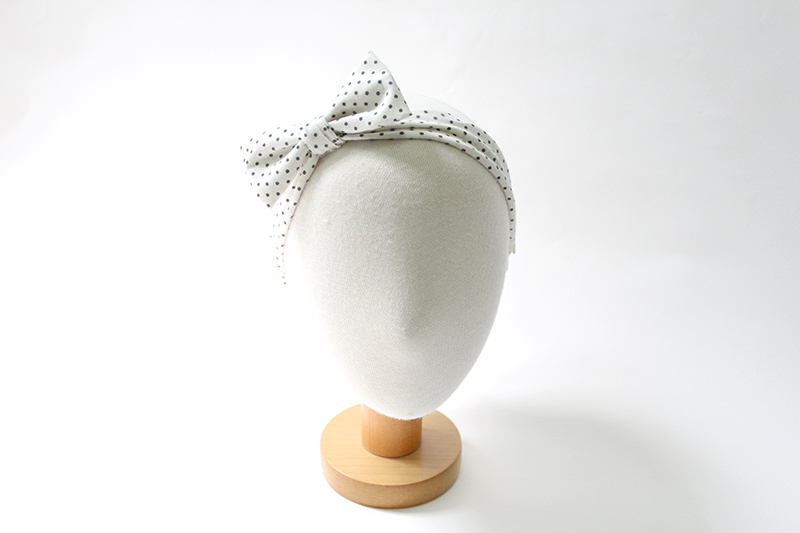 New Dot Ribbon Baby Hair Band Newborn Infant Acces