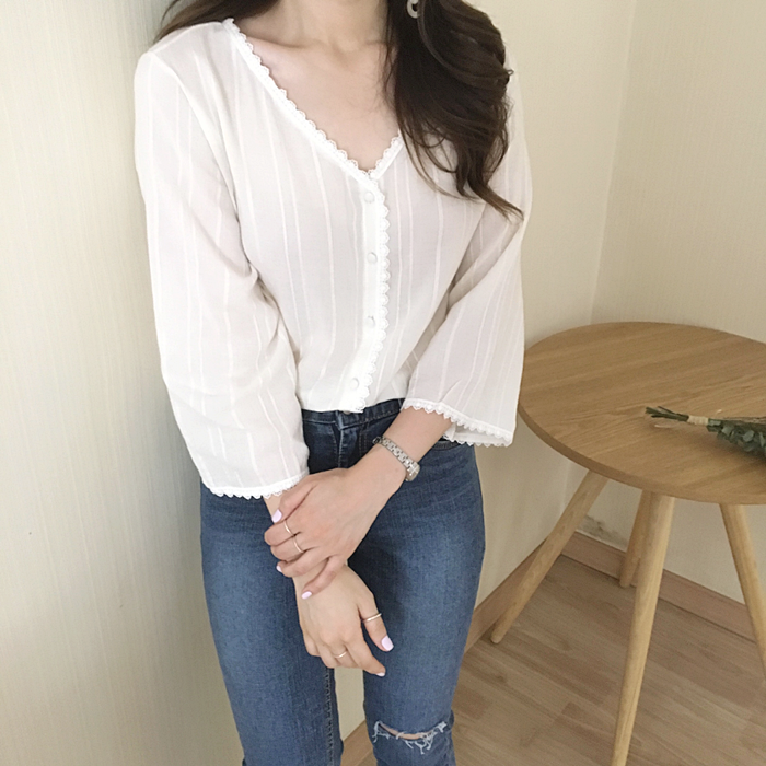 Lovely blouse cardigan 2colors dating lace