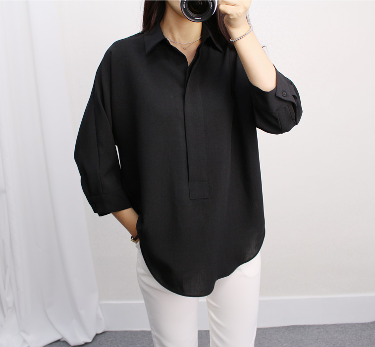 NEW FASHION LADY GIRL Blouse Jenny half sleeve ope