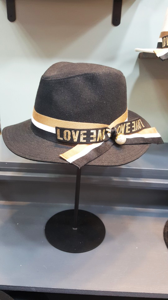 New Women's Hat Handmade Ribbon Female Fedora N