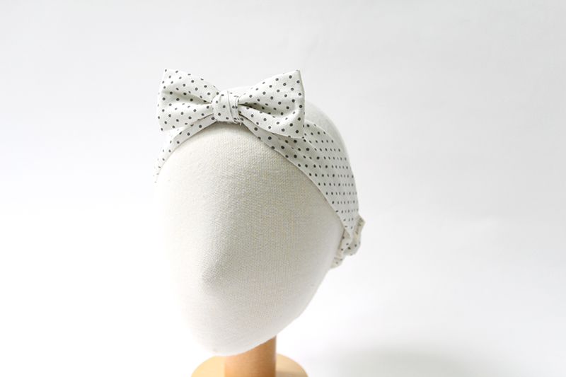 New Dot Ribbon Baby Hair Band Newborn Infant Acces