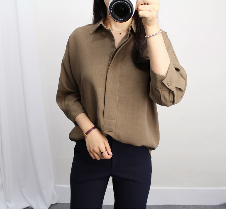 NEW FASHION LADY GIRL Blouse Jenny half sleeve ope