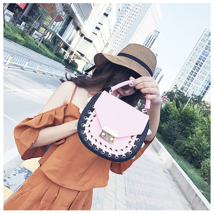 New Round Eyelet Cross Mini Back Women Women Back 