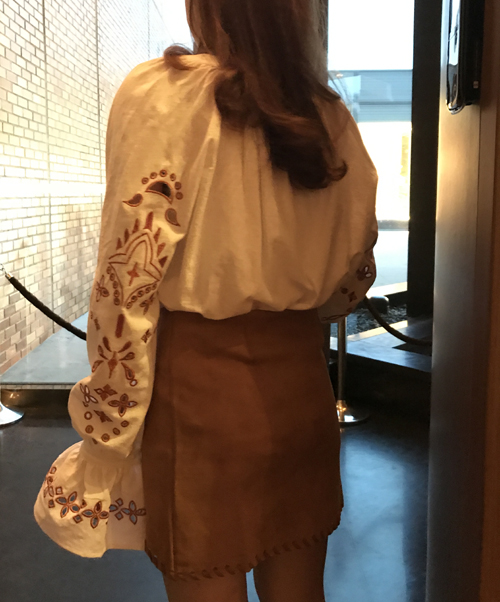 NEW FASHION LADY GIRL Blouse Embroidered Ethnic Pu