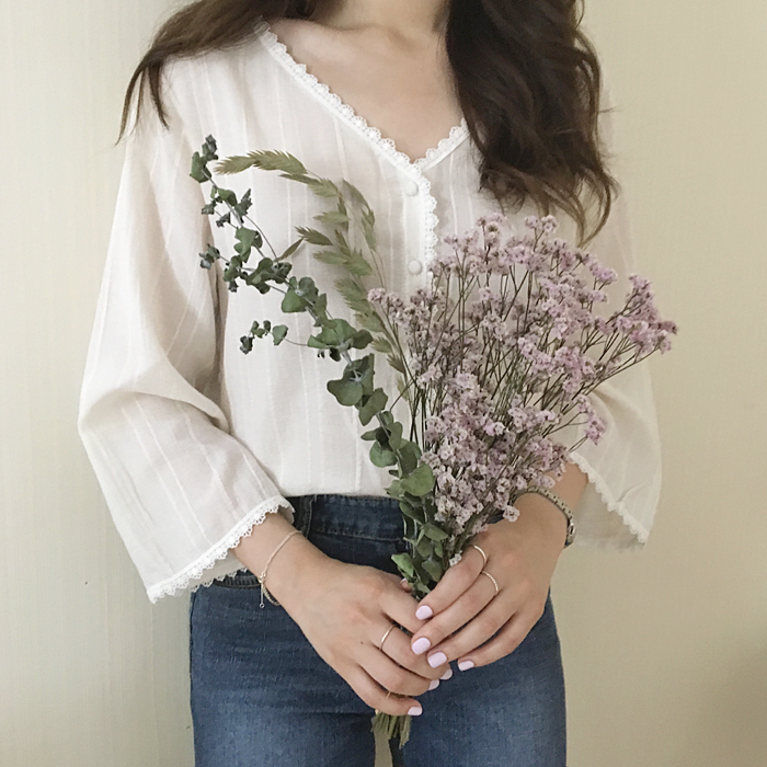 Lovely blouse cardigan 2colors dating lace