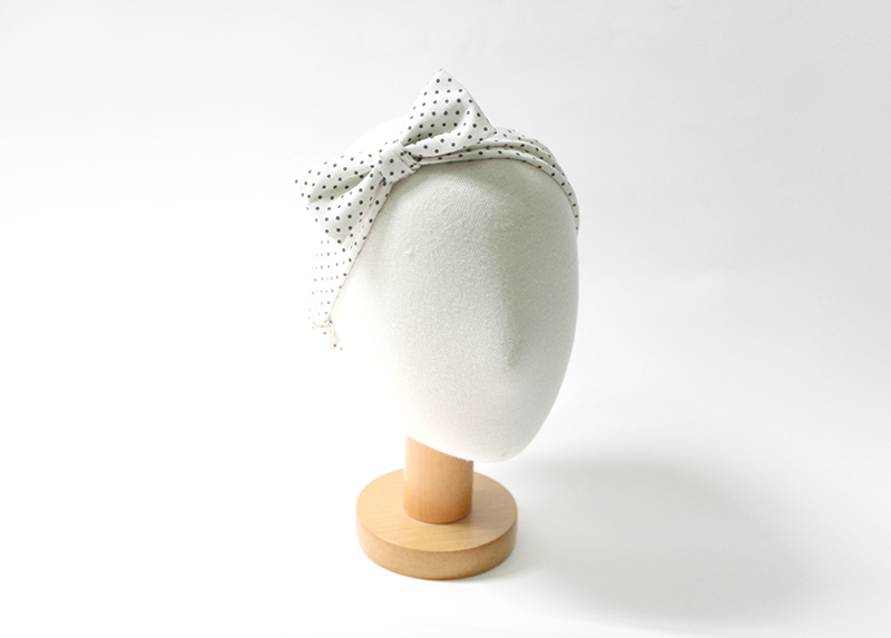 New Dot Ribbon Baby Hair Band Newborn Infant Acces