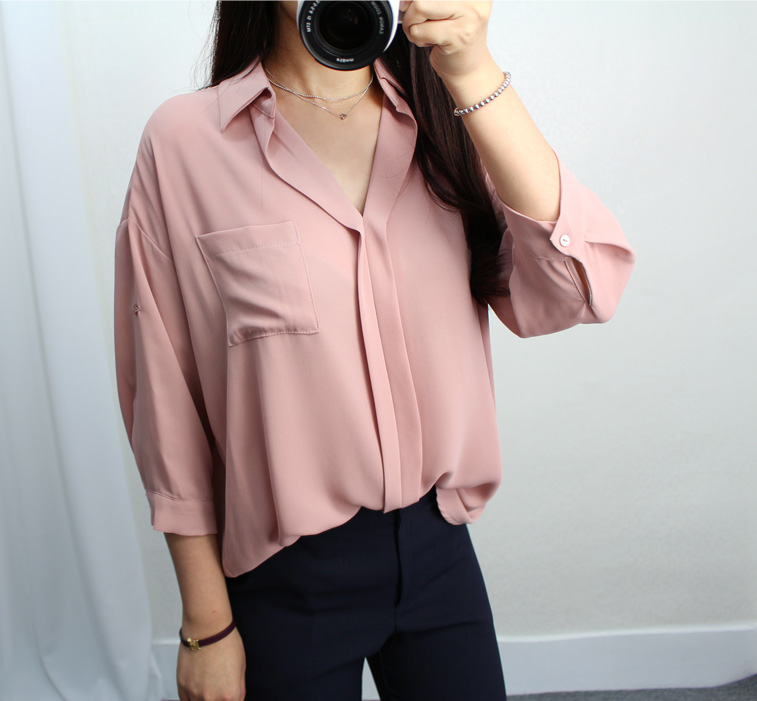 66 chiffon blouses sleeves dress loose coordinatio