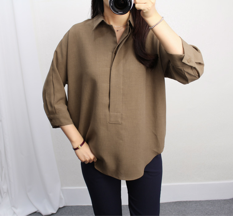 NEW FASHION LADY GIRL Blouse Jenny half sleeve ope