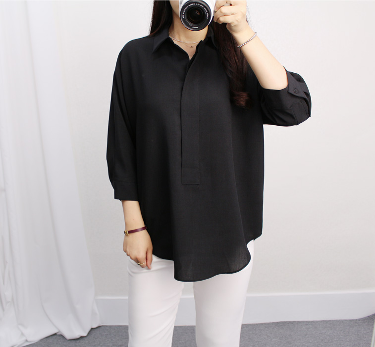 NEW FASHION LADY GIRL Blouse Jenny half sleeve ope