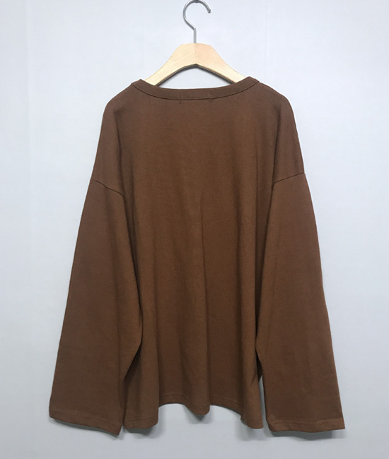 Midnight Lettering Man-to-man T-shirt 3 color