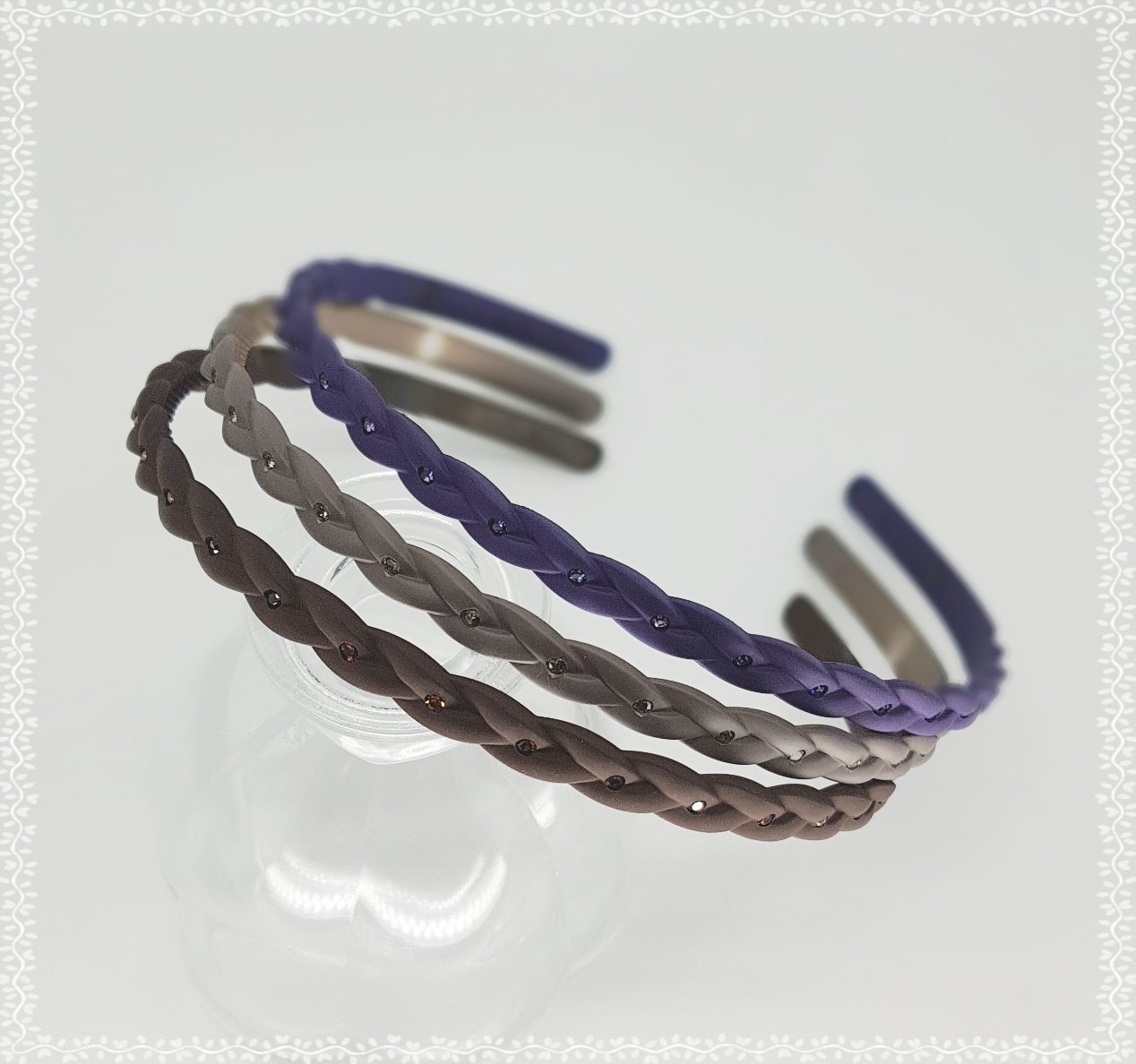 Teeth headband slim hair band cubic base painless 