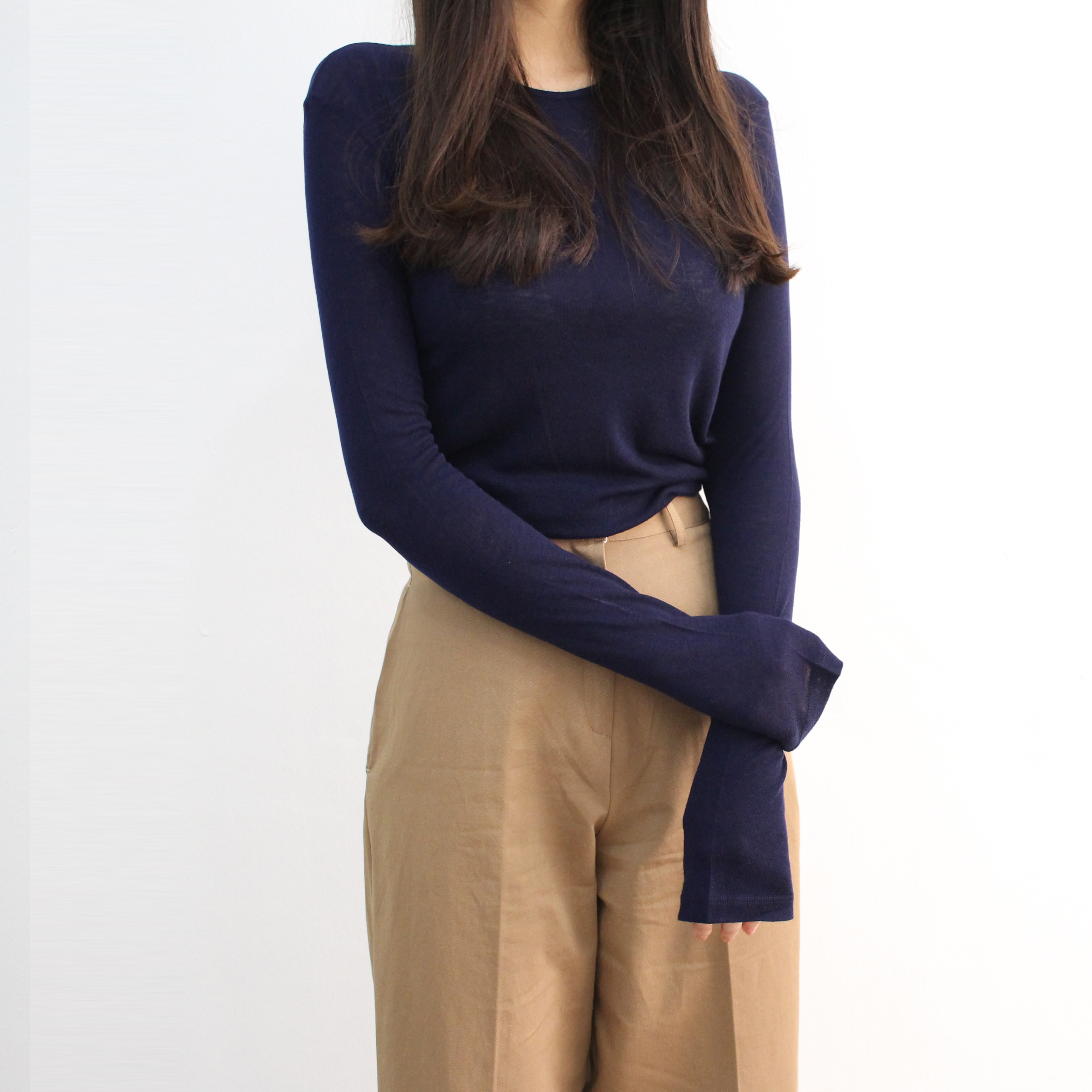 New Women's Pants High Waist Wide Pants Slacks 