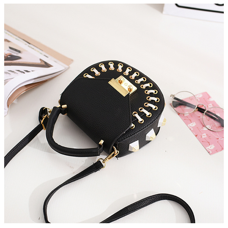 New Round Eyelet Cross Mini Back Women Women Back 