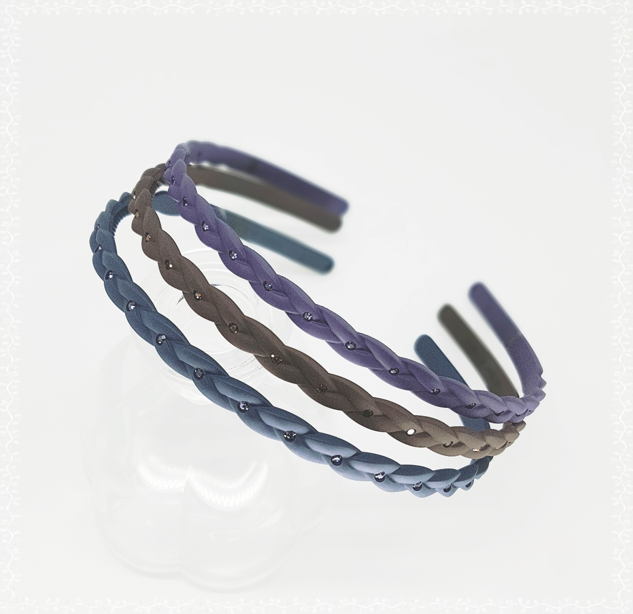 Teeth headband slim hair band cubic base painless 