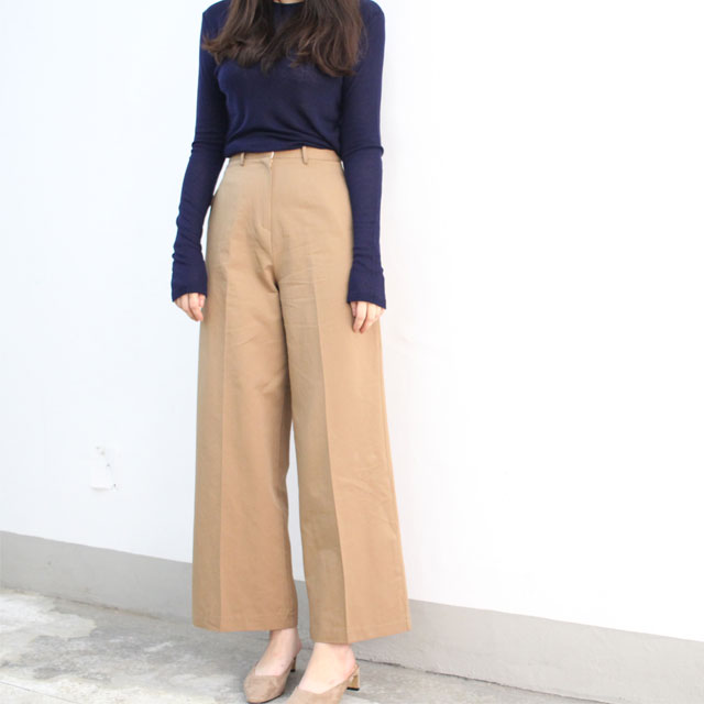 New Women's Pants High Waist Wide Pants Slacks 