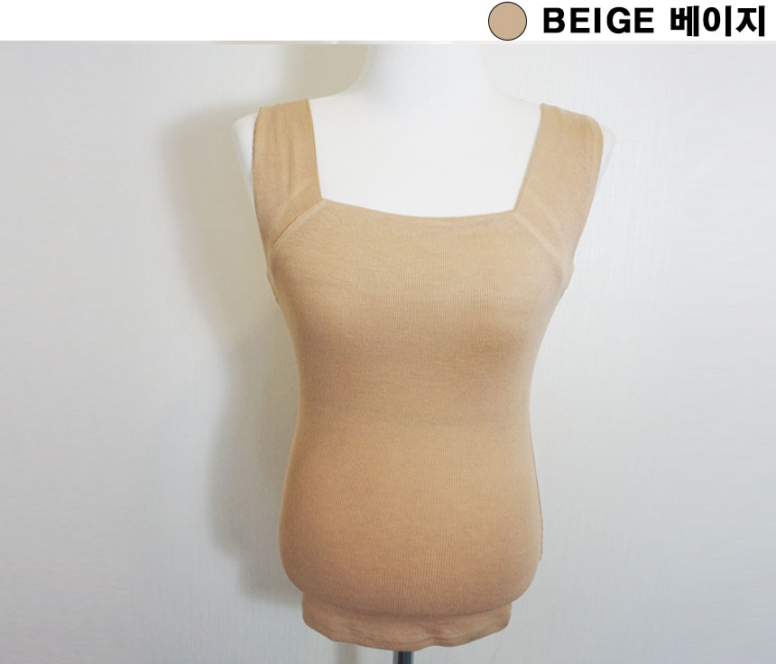 Square square necklace with perfect fit 4color Bea