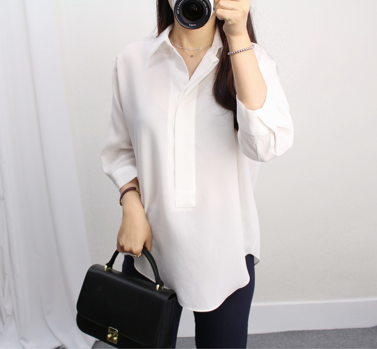 NEW FASHION LADY GIRL Blouse Jenny half sleeve ope