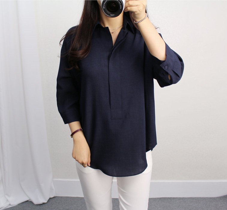 NEW FASHION LADY GIRL Blouse Jenny half sleeve ope