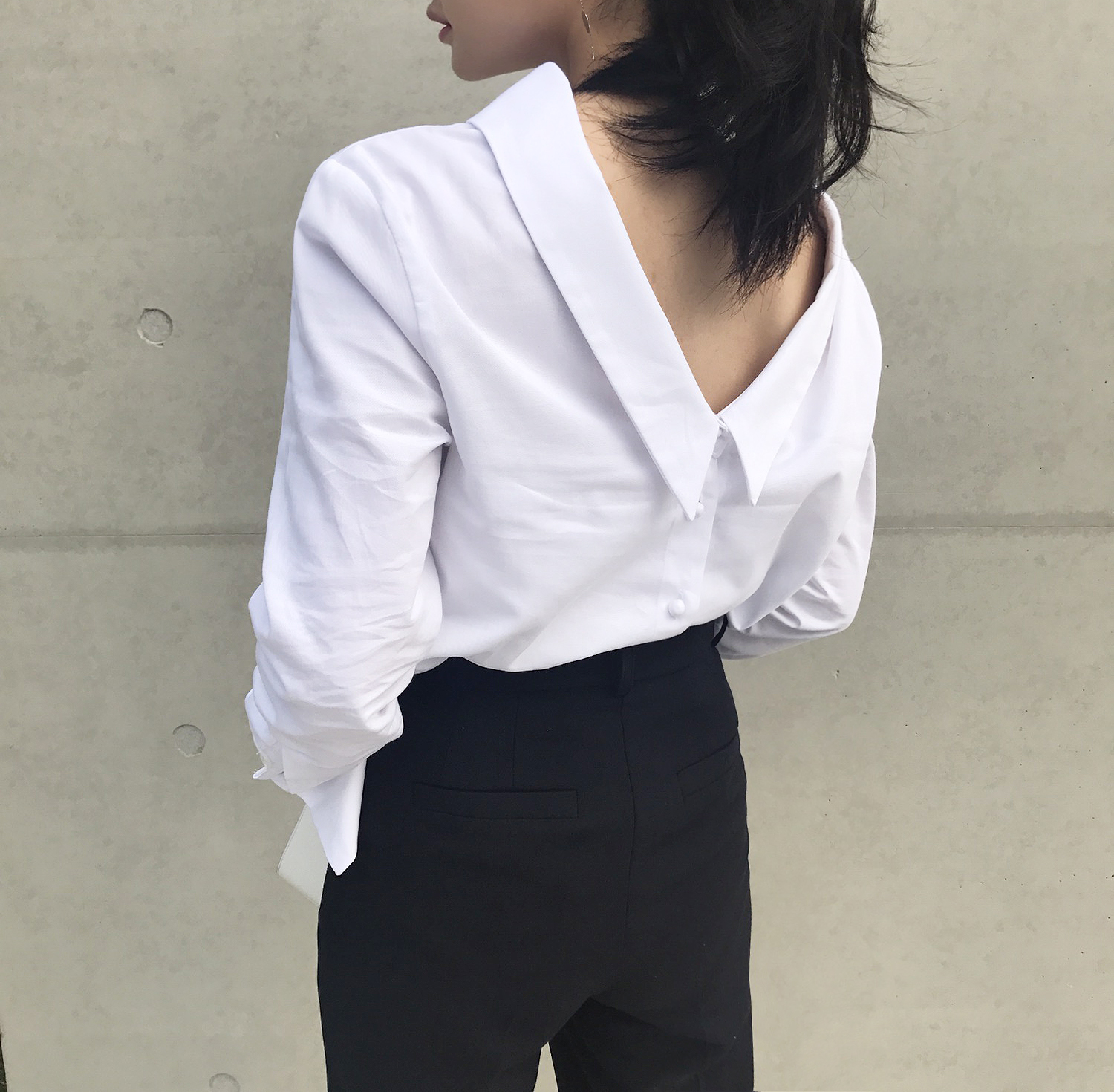 NEW FASHION LADY GIRL Blouse 백킹블라우스 2 colors