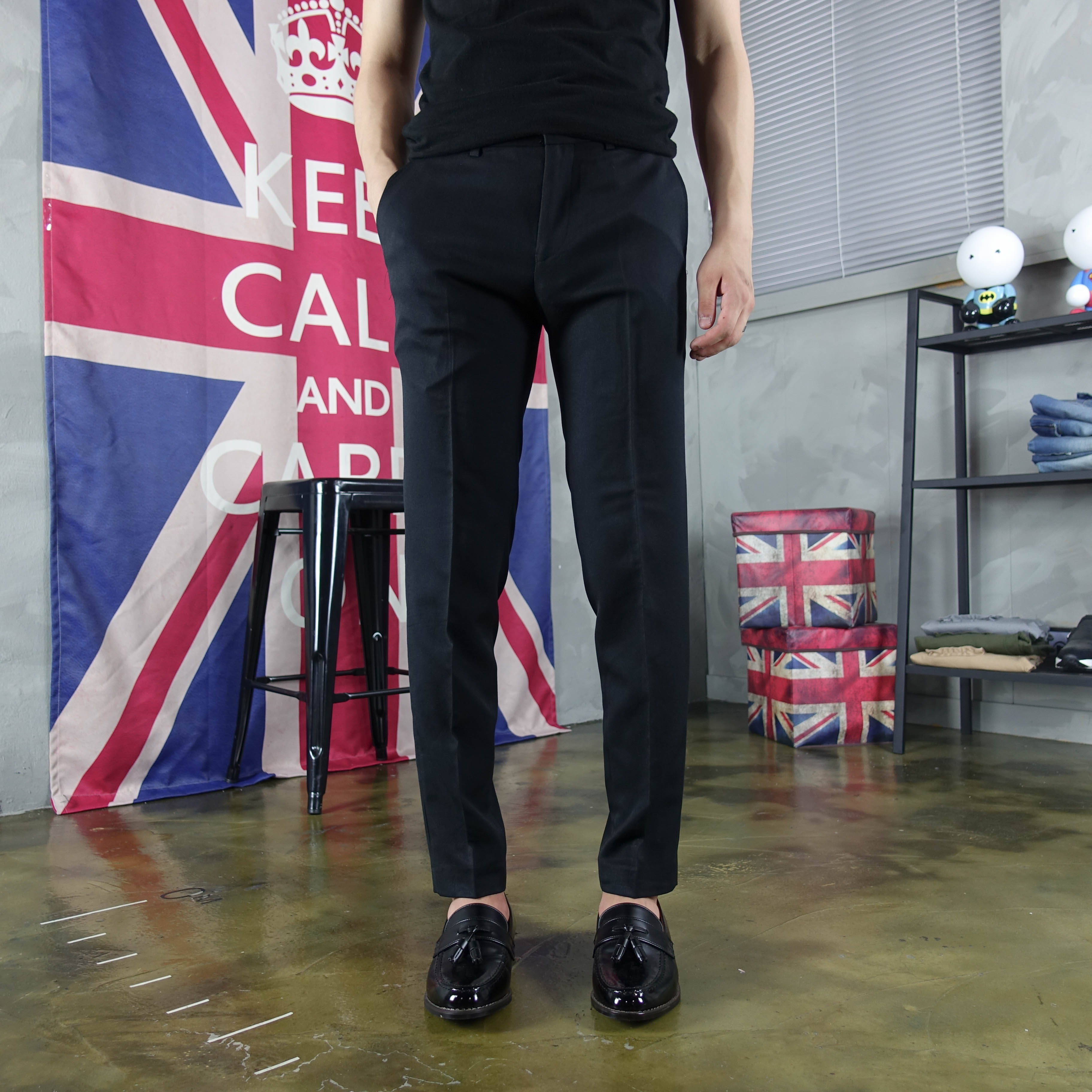 New Men's Pants Men's Basic Slacks Pants Spa