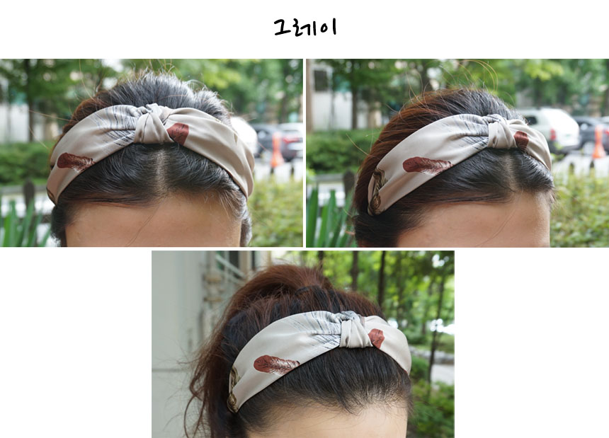 New FW Bandana Hair Turban Headband Luxury Band Lu