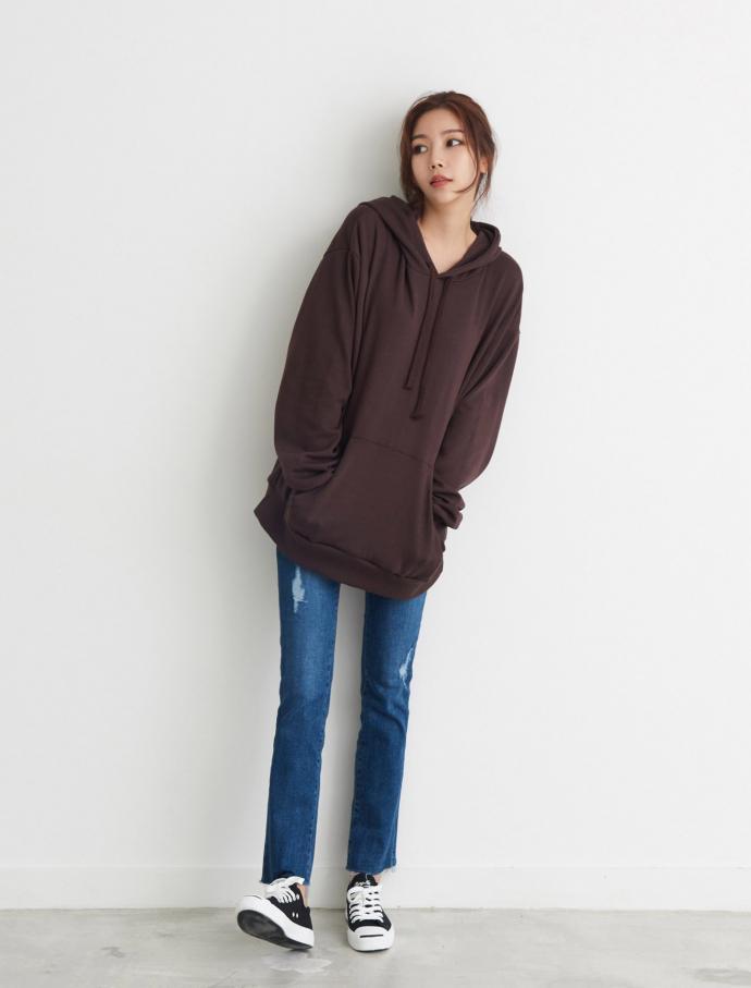 O Buffett Hooded T-shirt Women Casual Lovely Smoot