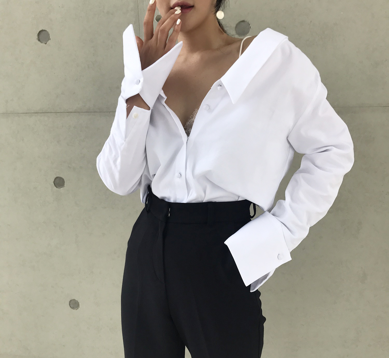 NEW FASHION LADY GIRL Blouse 백킹블라우스 2 colors
