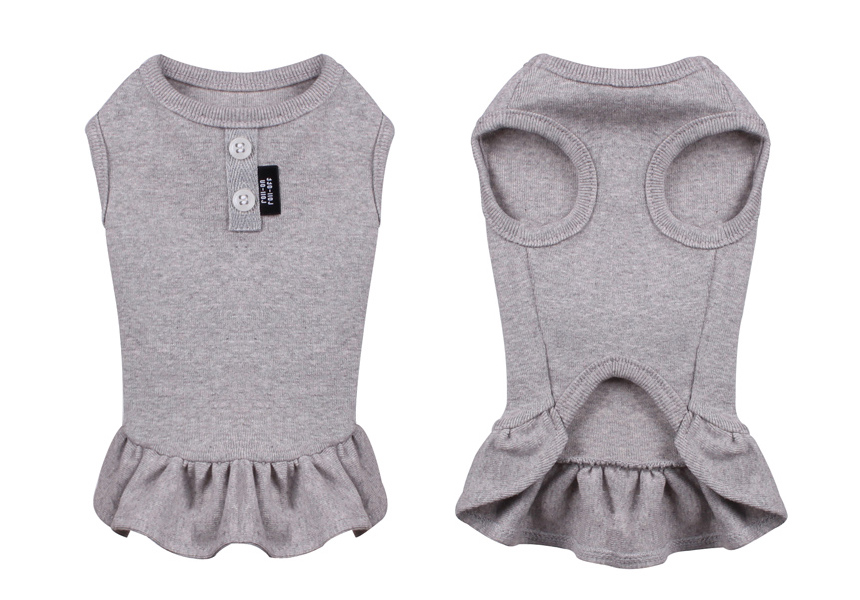 NEW DOG FASHION DOG Dog Dog Dress Button