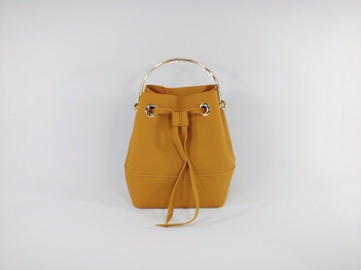 New Autumn Round Ring Amber bucket bag, cross bag,