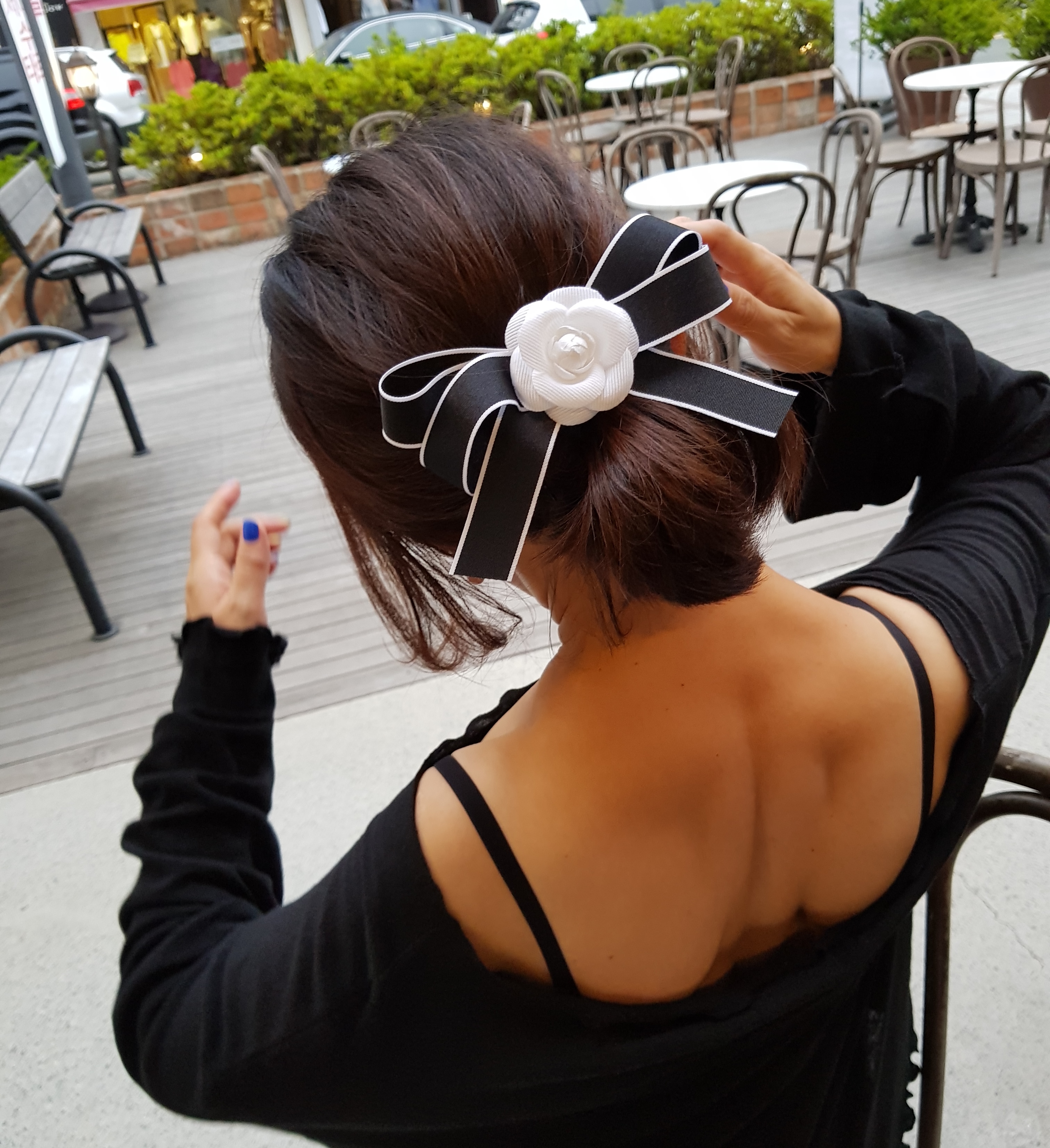 New Handmade ribbon pins romantic hairpins Feminin