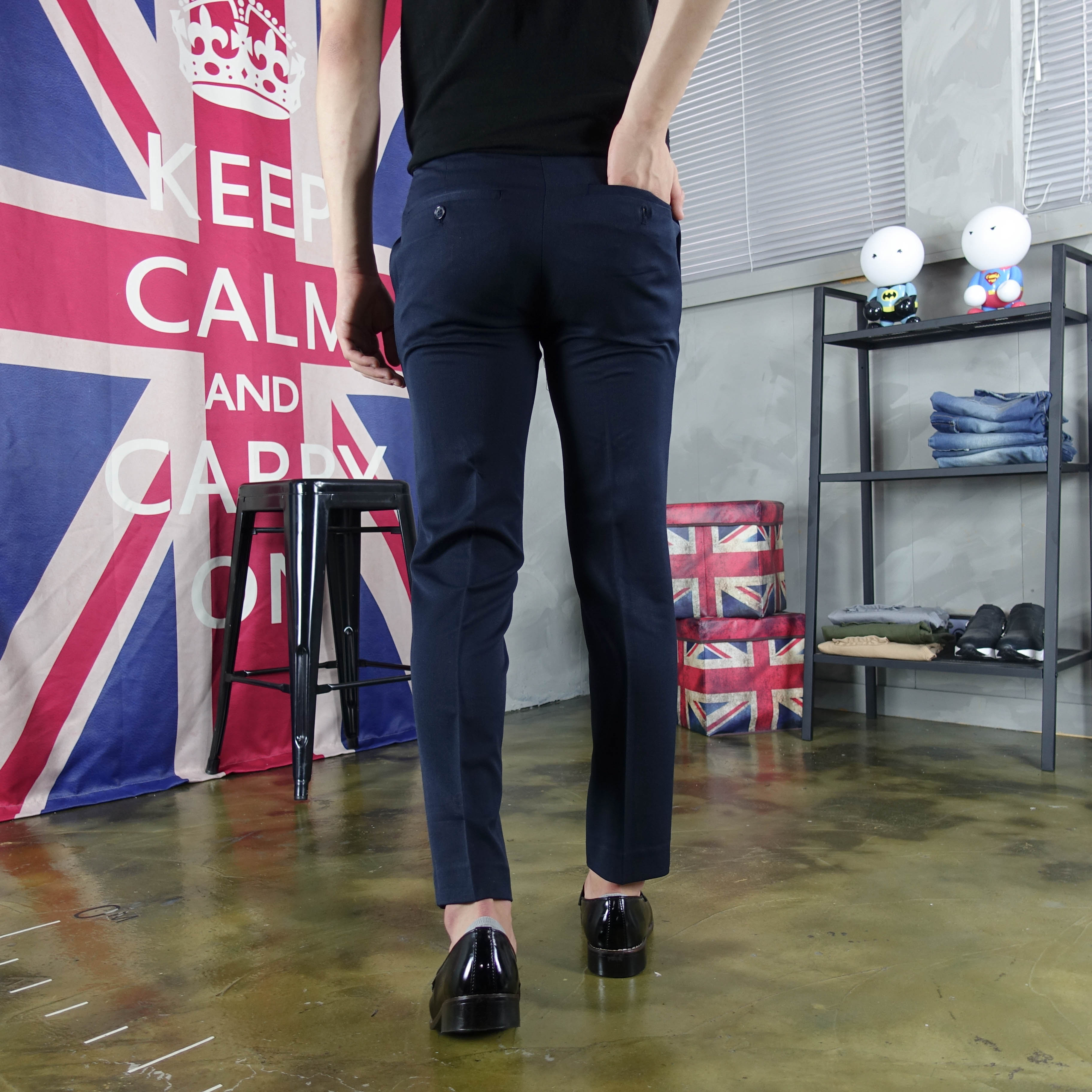 New Men's Pants Men's Basic Slacks Pants Spa