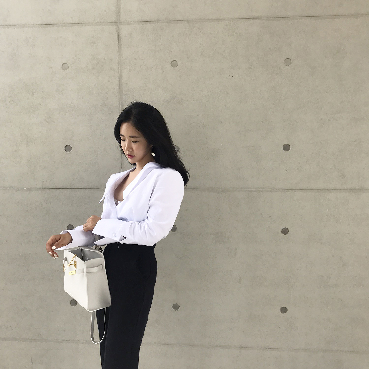NEW FASHION LADY GIRL Blouse 백킹블라우스 2 colors