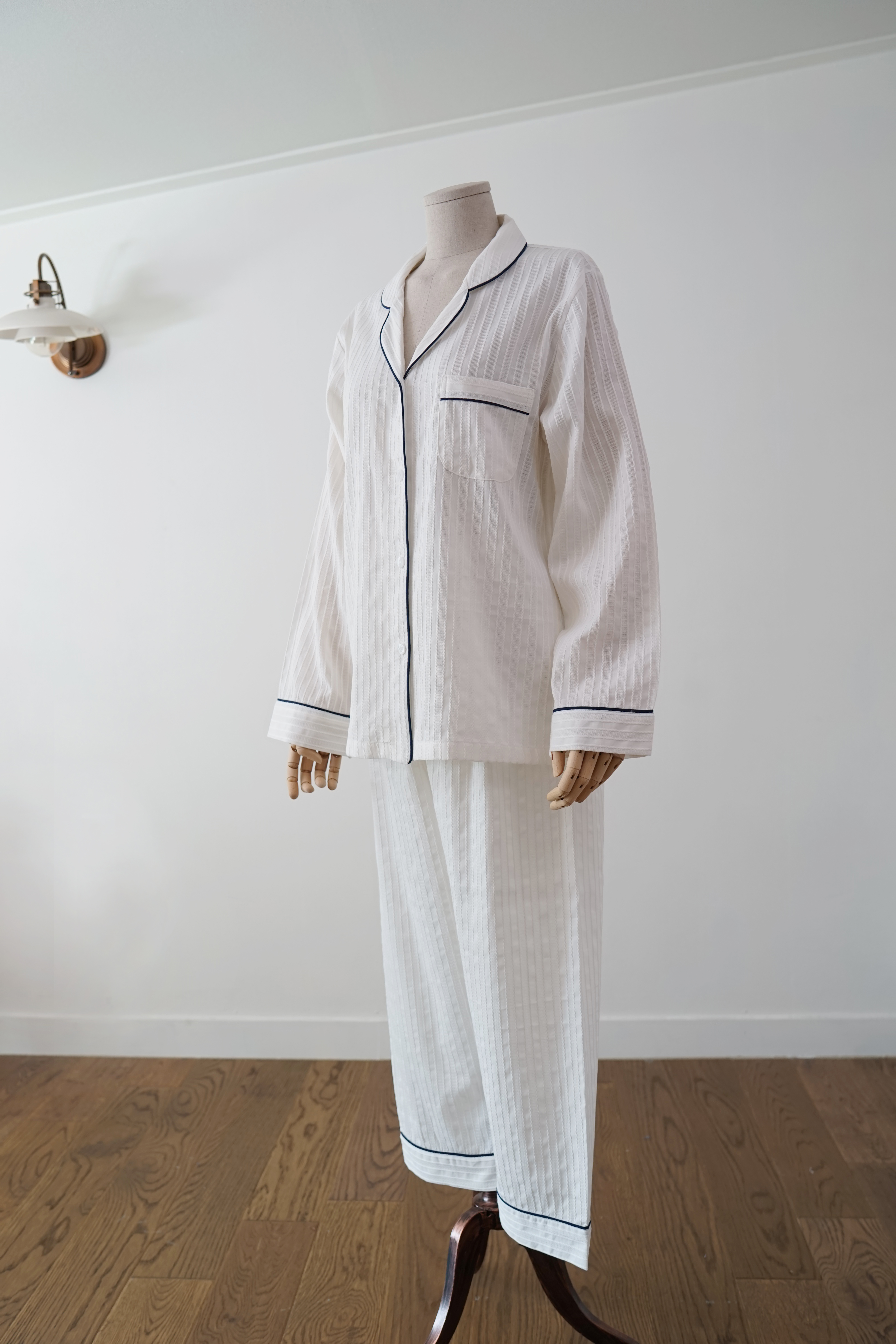 New Blanc Sleeping Pajamas _ White Pajama Set Pret