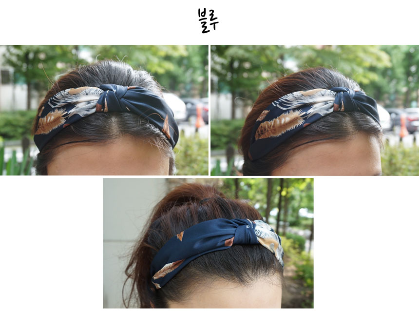 New FW Bandana Hair Turban Headband Luxury Band Lu