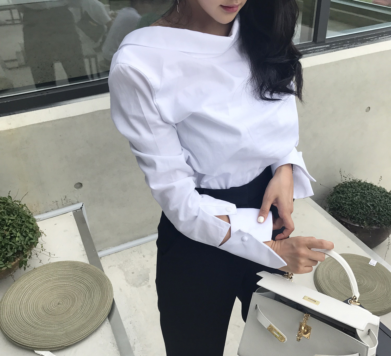 NEW FASHION LADY GIRL Blouse 백킹블라우스 2 colors