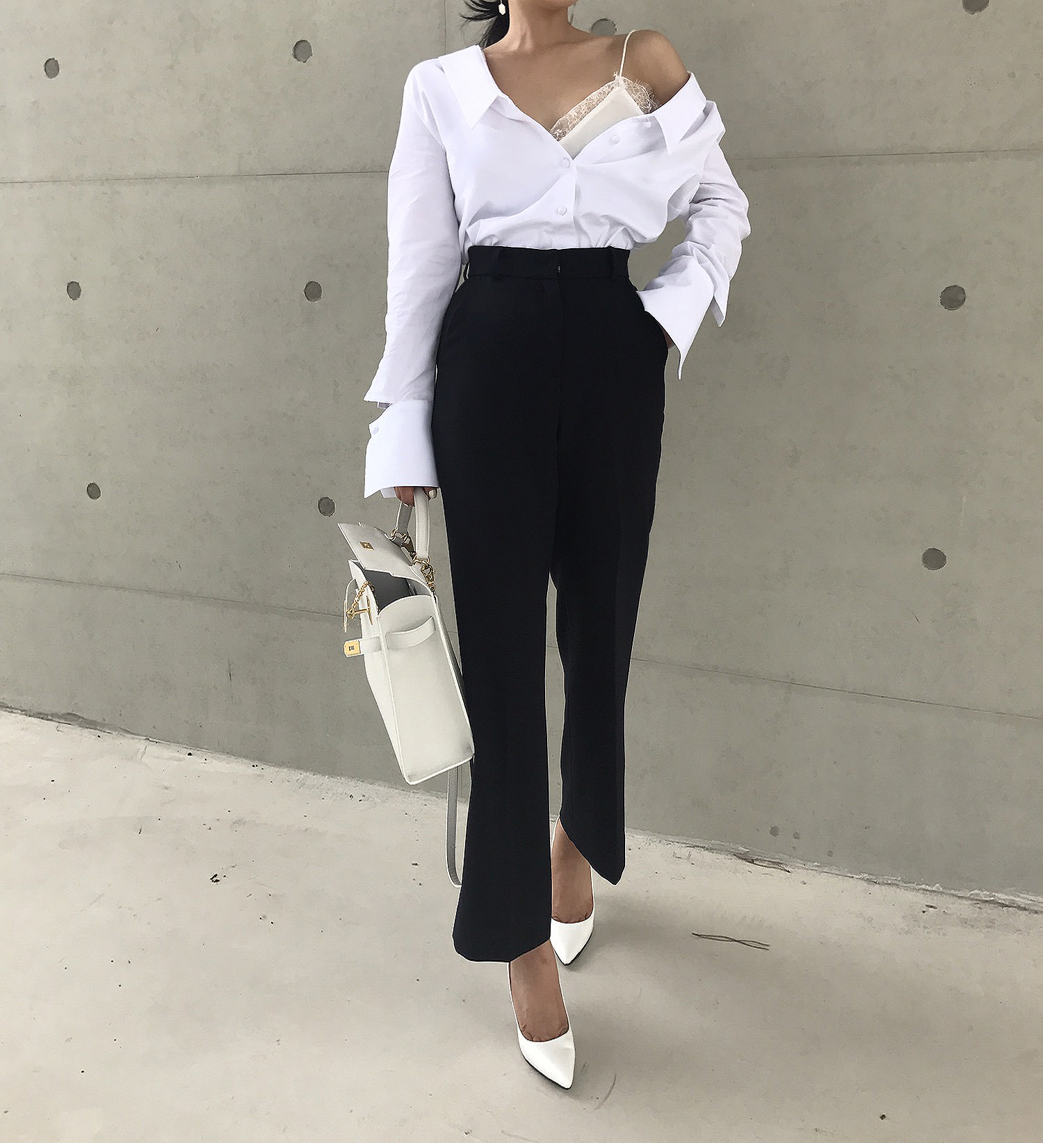 NEW FASHION LADY GIRL Blouse 백킹블라우스 2 colors
