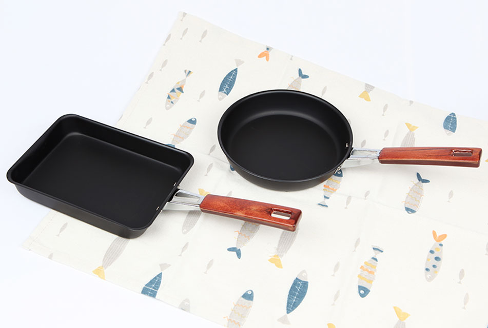 NEW FRYING PAN Japanese iron plate mini round fryi