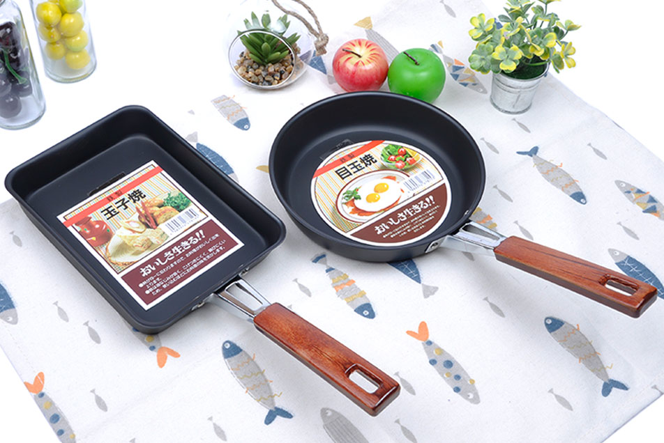 NEW FRYING PAN Japanese iron plate mini round fryi