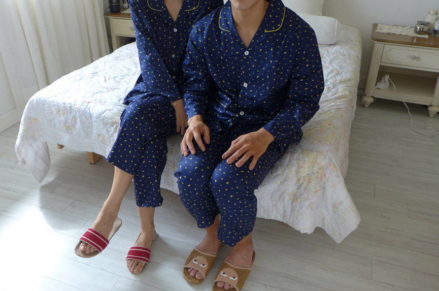 New Men's Pajamas Cotton Monthly Newborn Couple
