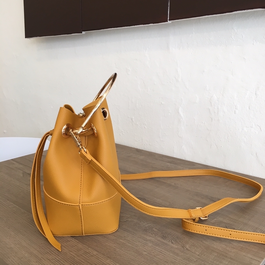 New Autumn Round Ring Amber bucket bag, cross bag,