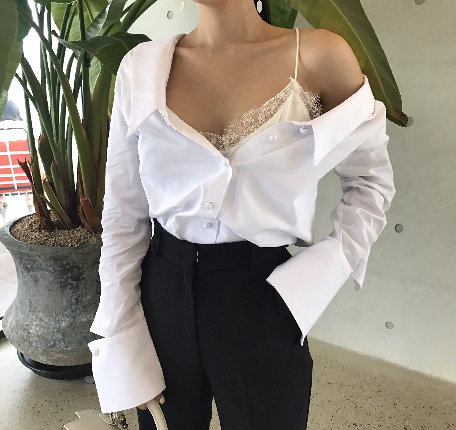 NEW FASHION LADY GIRL Blouse 백킹블라우스 2 colors