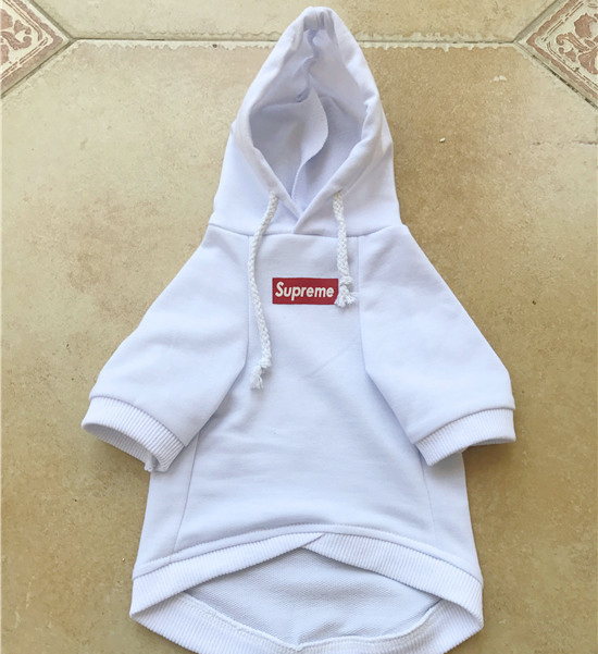 NEW DOG FASHION Supreme ST hooded dog clothes dog 
