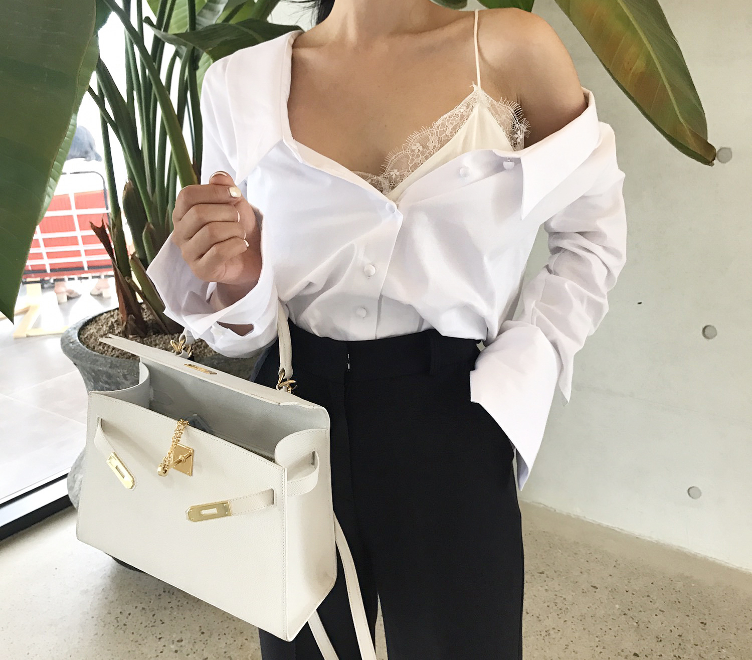 NEW FASHION LADY GIRL Blouse 백킹블라우스 2 colors
