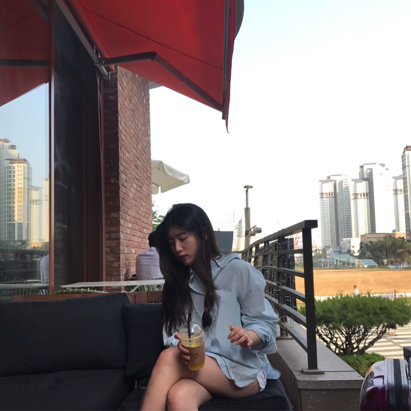 Di Amans collar shirt White Rouge Pit Balloon Blou