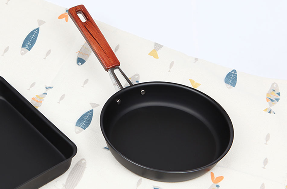 NEW FRYING PAN Japanese iron plate mini round fryi