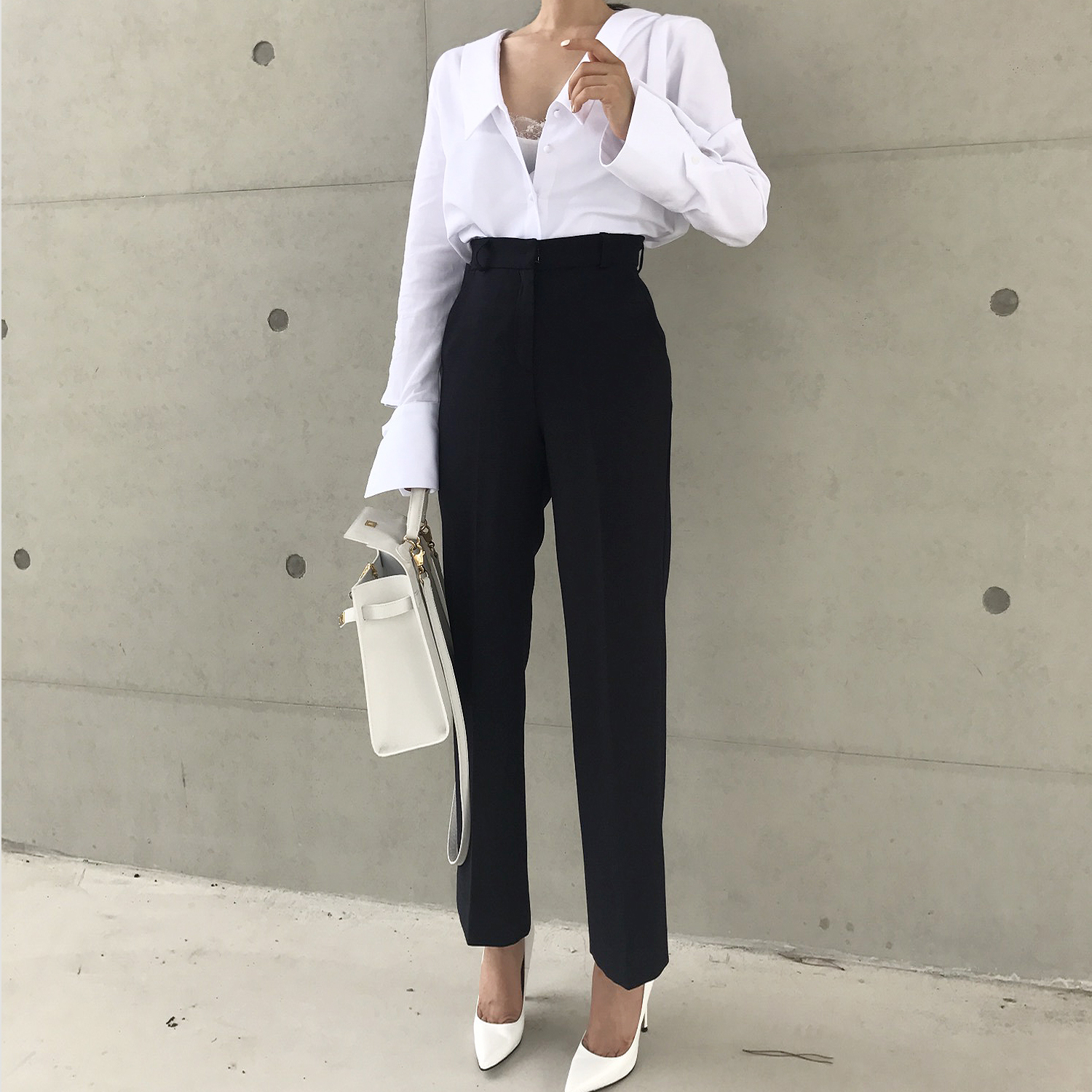 NEW FASHION LADY GIRL Blouse 백킹블라우스 2 colors