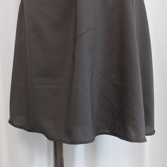 Chiffon dress burgundy chrysanthemum pattern china