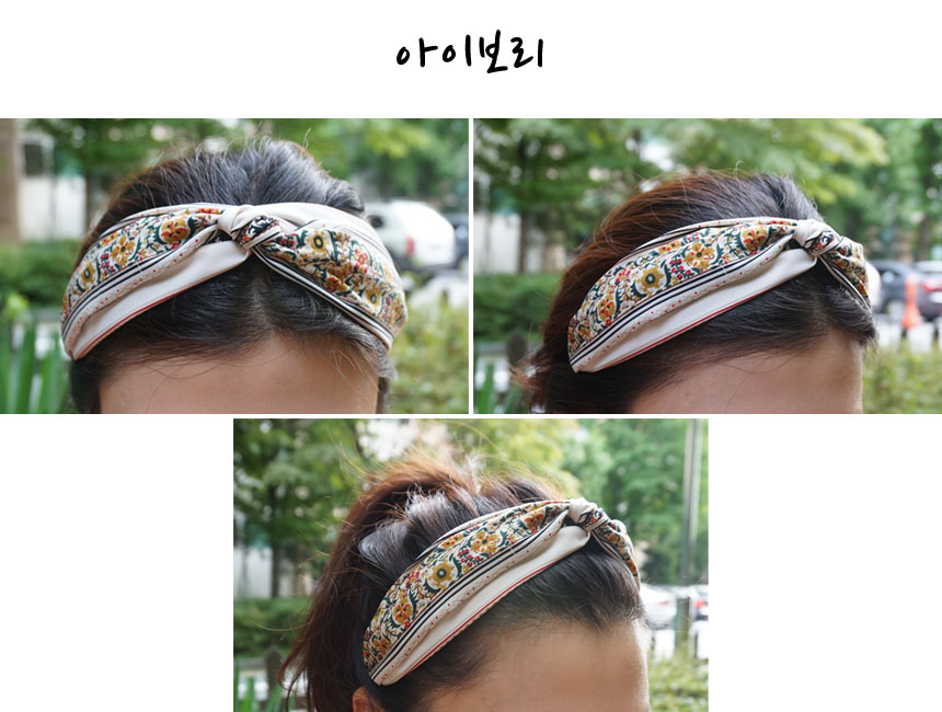 Flower Bandana Hair Band Headband Turban Feminine 